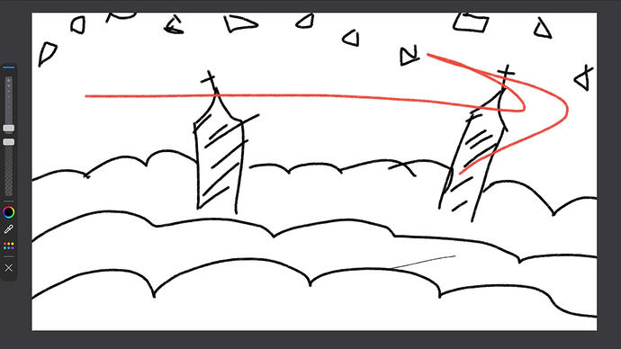 soaring sketch