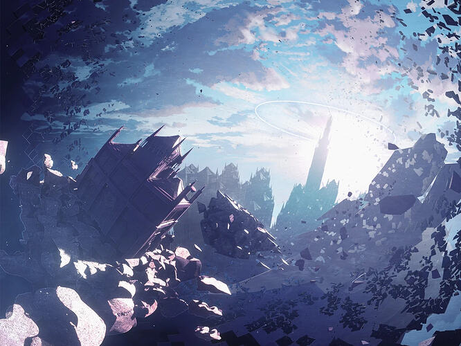 Arcaea story mode background art